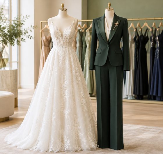 Bridal gown and designer occasionwear in a premium fashion boutique
